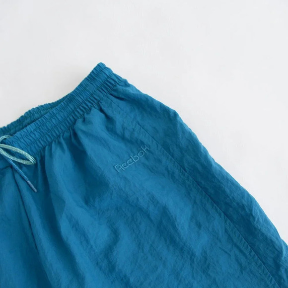 Vintage Reebok Sport  Teal Nylon Jogging Pants Med - Picture 9 of 12